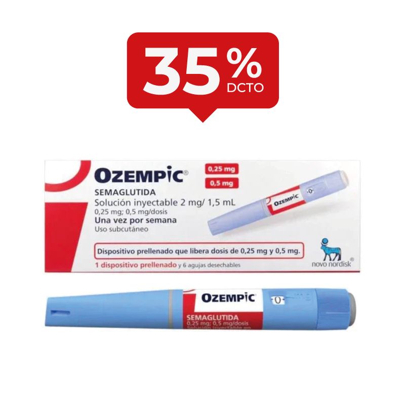 Ozempic Solución Inyectable 2 mg / 1,5 mL x 1 dispositivo Novo Nordisk